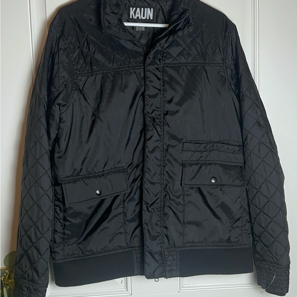 Kali Black Lightweight Quilted Shirt Jacket
